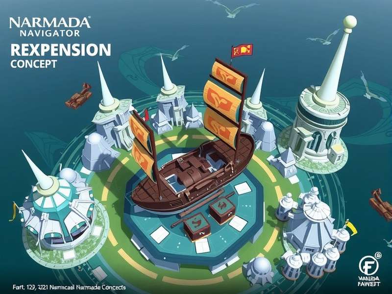 Navigating through Amarkantak region Narmada Navigator Gameplay Screenshot